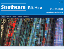 Tablet Screenshot of kilts4hire.co.uk